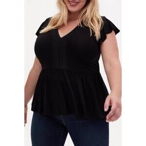 Torrid Black Short Sleeve Tee